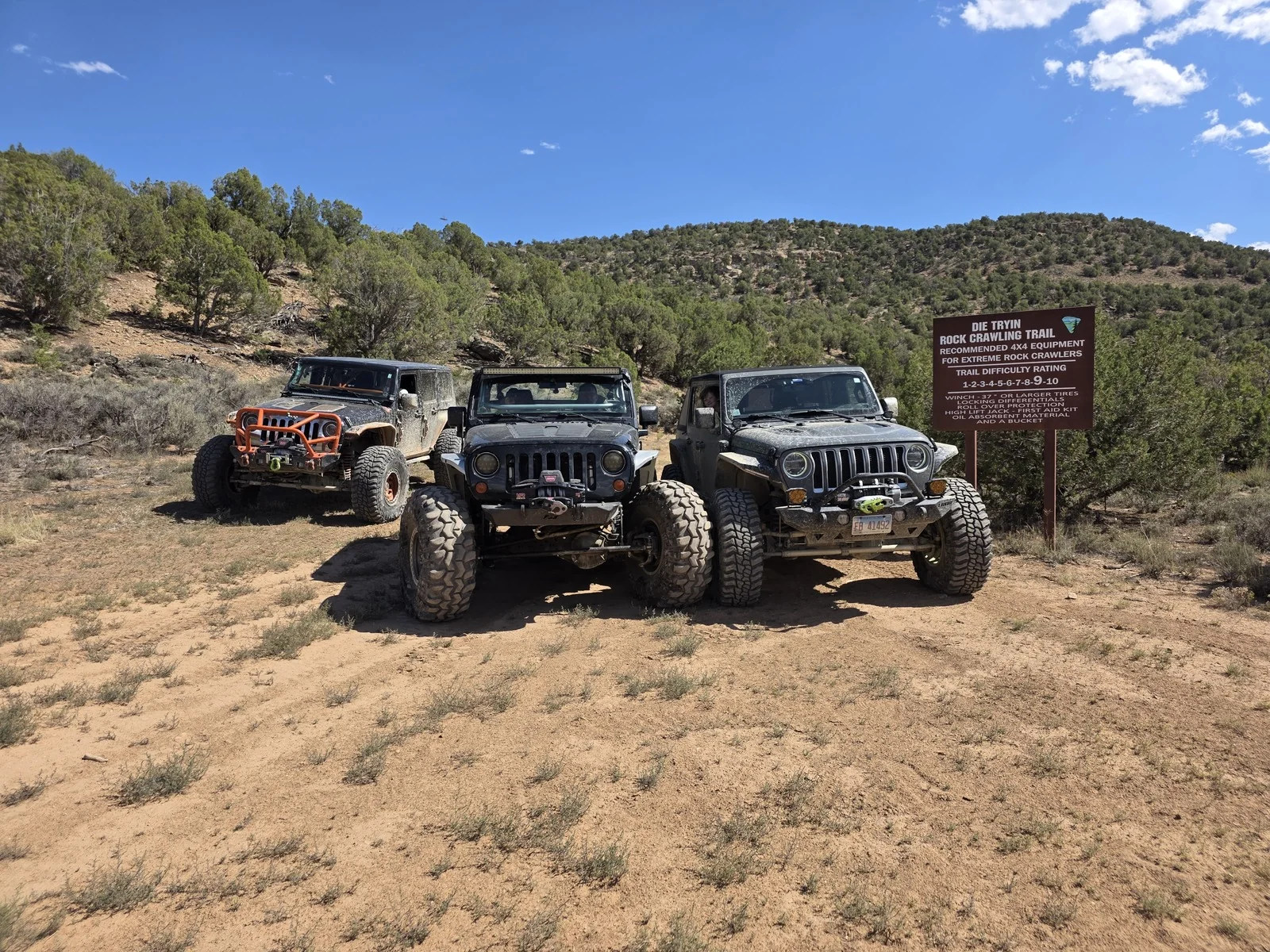 Die Tryin' trail
