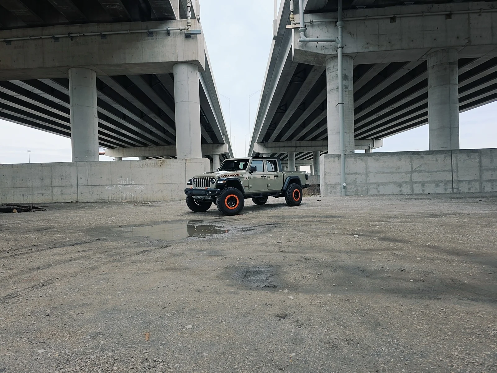 Gladiator under the bridge